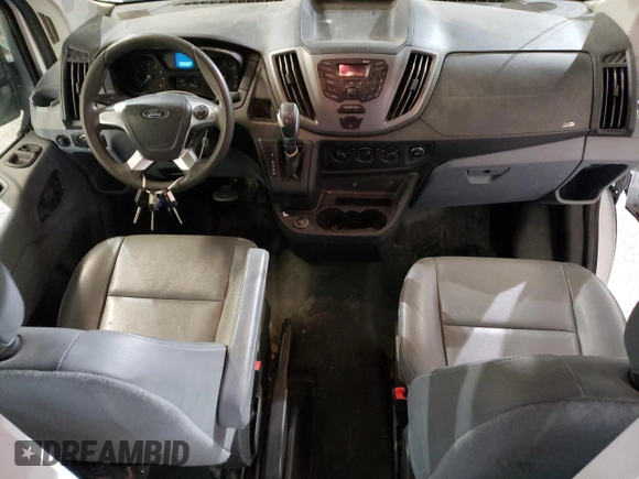 2019 Ford Transit with VIN 1FTYE1CM7KKA68876, listed as a Copart auction lot 55595075 with 90,838 mi miles and Salvage title. Bid and sale history available at DreamBid. Image 8.