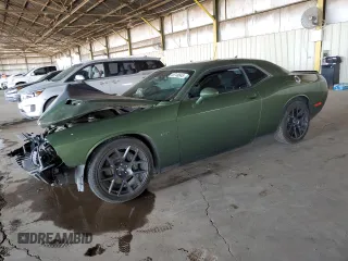 2018 Dodge Challenger R/T with VIN 2C3CDZBTXJH168873, listed as a Copart auction lot 59748545 with 76,193 mi miles and Salvage title. Bid and sale history available at DreamBid. Image 1.