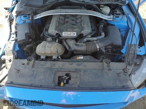 2017 Ford Mustang GT with VIN 1FA6P8CF0H5335929, listed as a Copart auction lot 55785675 with 71,600 mi miles and Salvage title. Bid and sale history available at DreamBid. Image 11.