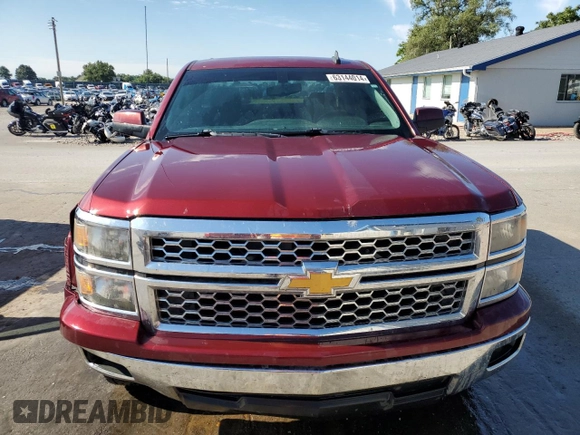 2015 Chevrolet Silverado 1500 LT with VIN 1GCRCREH4FZ196997, listed as a Copart auction lot 63144014 with 194,181 mi miles and Salvage Title. Bid and sale history available at carsss.com. Image 5.
