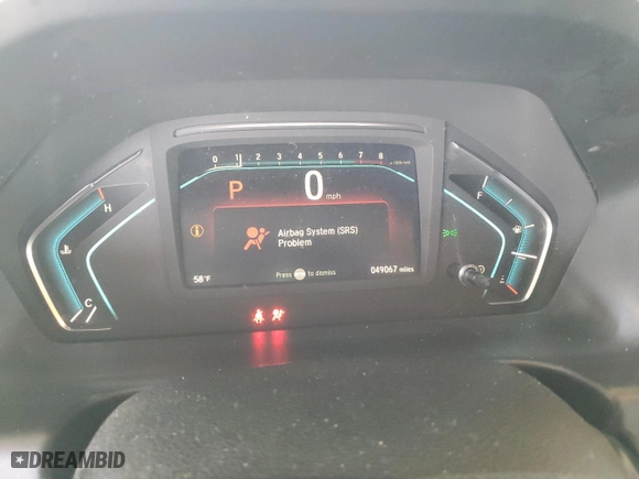 2019 Honda Odyssey EX-L with VIN 5FNRL6H72KB080618, listed as a Copart auction lot 50993495 with 49,067 mi miles and Salvage Title. Bid and sale history available at carsss.com. Image 9.