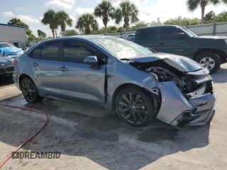 2023 Toyota Corolla SE with VIN 5YFS4MCE0PP157653, listed as a Copart auction lot 47269315 with 41,849 mi miles and Non Repairable. Bid and sale history available at DreamBid. Image 4.