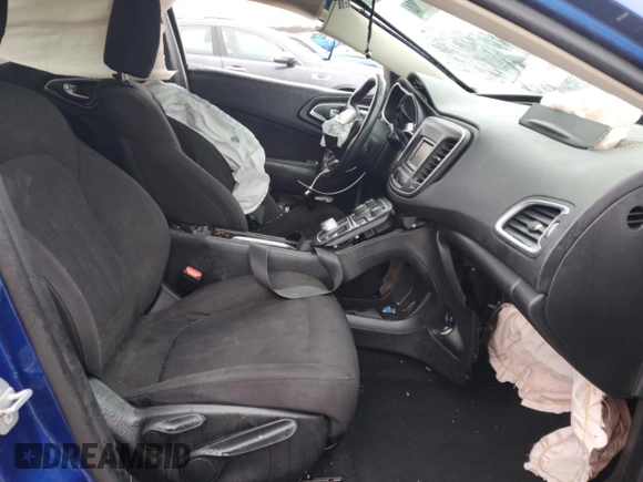 2015 Chrysler 200 Limited with VIN 1C3CCCAB0FN535769, listed as a Copart auction lot 85100004 with 107,886 mi miles and Salvage Title. Bid and sale history available at carsss.com. Image 7.