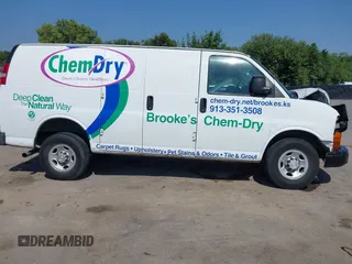 2016 Chevrolet Express Cargo Van with VIN 1GCWGAFF9G1340288, listed as a IAAI auction lot 37450718 with Not Provided miles. Bid and sale history available at carsss.com. Image 13.