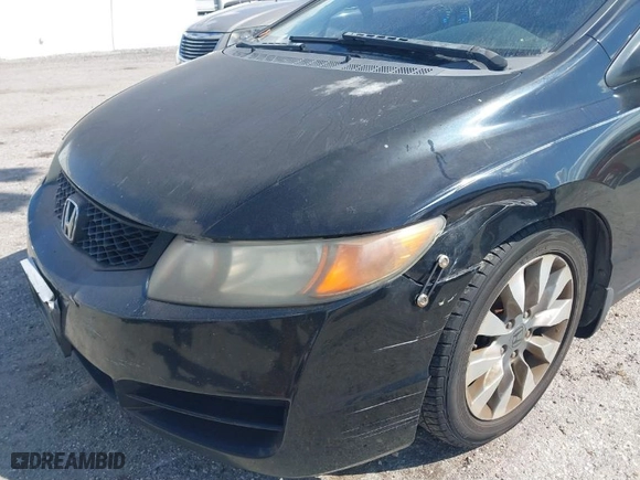 2009 Honda Civic Cpe EX with VIN 2HGFG11849H511687, listed as a IAAI auction lot 41657196 with 127,583 mi miles. Bid and sale history available at carsss.com. Image 6.