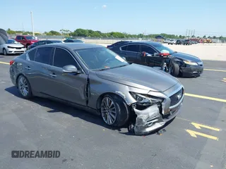 2017 Infiniti Q50 Premium z VIN JN1EV7AP6HM737917, wystawiony jako IAAI lot #42288912 z przebiegiem 70 490 mil mil oraz . Historia ofert i sprzedaży dostępna na DreamBid. Obrazek 1.