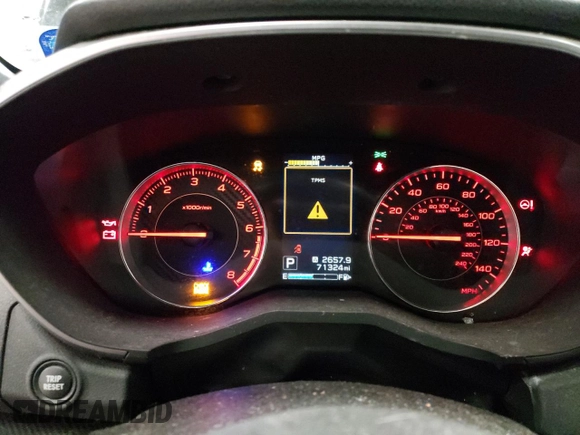 2017 Subaru Impreza Sport with VIN 4S3GTAK68H3753458, listed as a Copart auction lot 39447303 with 71,324 mi miles. Bid and sale history available at carsss.com. Image 9.