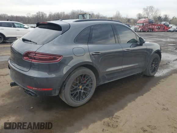 2017 Porsche Macan GTS with VIN WP1AG2A55HLB50104, listed as a Copart auction lot 52354985 with 111,447 mi miles and Salvage title. Bid and sale history available at DreamBid. Image 3.
