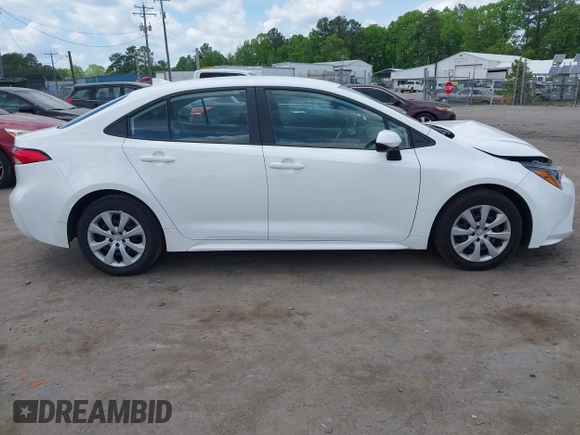 2023 Toyota Corolla LE with VIN 5YFB4MDE7PP068547, listed as a IAAI auction lot 42158965 with 48,735 mi miles. Bid and sale history available at carsss.com. Image 13.