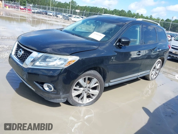2013 Nissan Pathfinder S with VIN 5N1AR2MN0DC635487, listed as a IAAI auction lot 42501381 with 168,466 mi miles and . Bid and sale history available at DreamBid. Image 2.