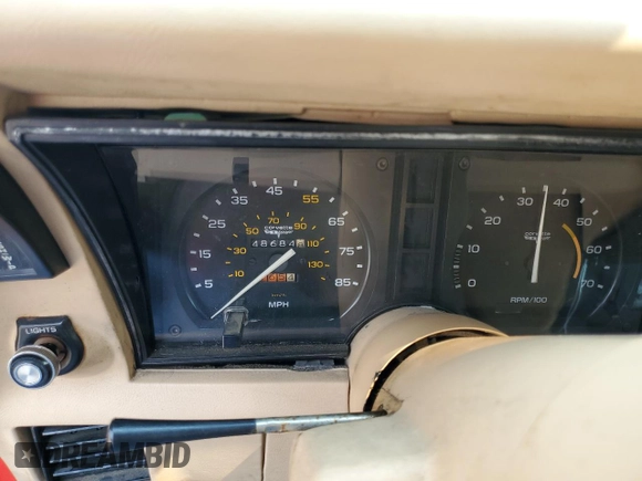 1980 Chevrolet Corvette with VIN 1Z878AS403224, listed as a Copart auction lot 59128755 with 486,848 mi miles and Salvage title. Bid and sale history available at DreamBid. Image 9.