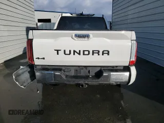 2022 Toyota Tundra Limited with VIN 5TFJA5DB2NX050200, listed as a Copart auction lot 87579955 with 32,928 mi miles and Salvage title. Bid and sale history available at DreamBid. Image 6.
