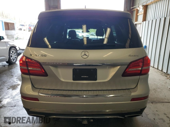 2017 Mercedes-Benz GLS 450 with VIN 4JGDF6EE1HA881381, listed as a Copart auction lot 54874255 with 66,113 mi miles and Salvage Title. Bid and sale history available at DreamBid. Image 6.