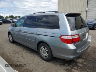 2006 Honda Odyssey EX-L z VIN 5FNRL38796B104224, wystawiony jako Copart lot #59049985 z przebiegiem 161 476 mil mil oraz Czysty tytuł • Clean title. Historia ofert i sprzedaży dostępna na DreamBid. Obrazek 2.