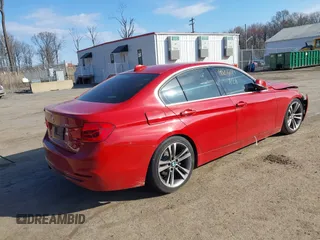 2017 BMW 3 Series 330i with VIN WBA8B9C32HK884916, listed as a IAAI auction lot 41877184 with 118,854 mi miles. Bid and sale history available at carsss.com. Image 4.