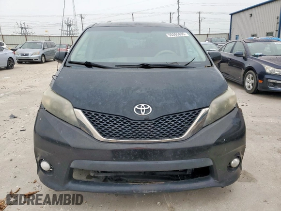 2011 Toyota Sienna SE with VIN 5TDXK3DC1BS058195, listed as a Copart auction lot 55395835 with 172,413 mi miles and Salvage title. Bid and sale history available at DreamBid. Image 5.