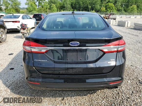 2017 Ford Fusion SE with VIN 3FA6P0HD3HR348230, listed as a Copart auction lot 60257255 with 42,495 mi miles and Salvage title. Bid and sale history available at DreamBid. Image 6.