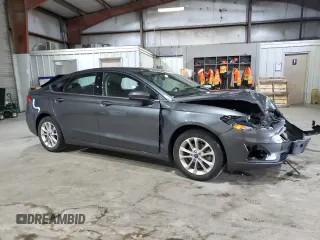 2020 Ford Fusion SE with VIN 3FA6P0HD1LR257398, listed as a Copart auction lot 58376915 with 22,355 mi miles and Salvage title. Bid and sale history available at DreamBid. Image 4.