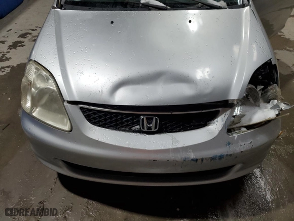 2002 Honda Civic Si with VIN SHHEP33552U305717, listed as a Copart auction lot 44783085 with 0 mi miles and Salvage Title. Bid and sale history available at carsss.com. Image 13.