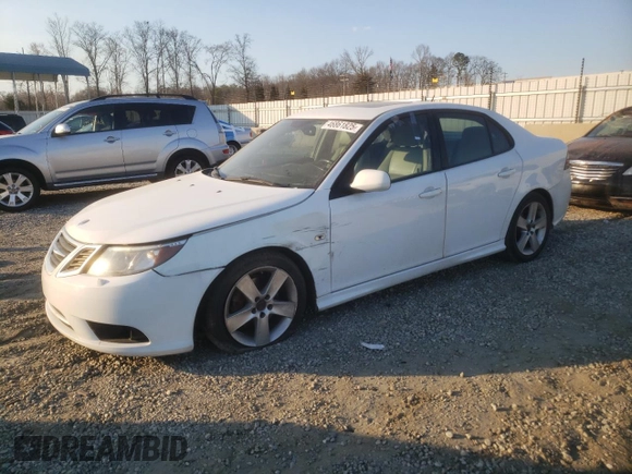 2011 Saab 9-3 with VIN YS3FA4CYXB1307682, listed as a Copart auction lot 46861825 with 146,474 mi miles and Salvage Title. Bid and sale history available at carsss.com. Image 1.