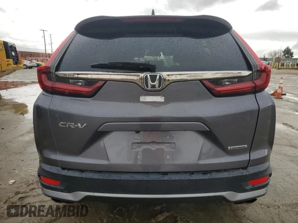 2021 Honda CR-V Touring with VIN 2HKRW1H9XMH410392, listed as a Copart auction lot 47211795 with 48,763 mi miles and Salvage Title. Bid and sale history available at carsss.com. Image 6.