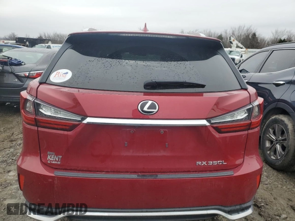 2022 Lexus RX 350L with VIN JTJHZKFA4N2040501, listed as a Copart auction lot 88469235 with 5,793 mi miles and Salvage title. Bid and sale history available at DreamBid. Image 6.