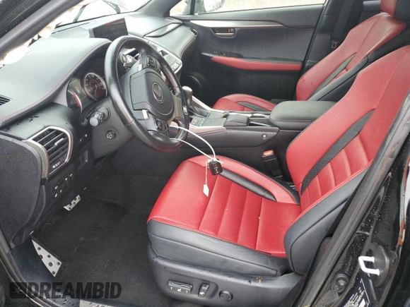 2021 Lexus NX 300 F Sport with VIN JTJSARBZXM2200591, listed as a Copart auction lot 45117425 with 65,373 mi miles and Salvage title. Bid and sale history available at DreamBid. Image 7.