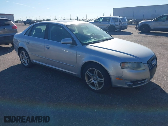 2008 Audi A4 2.0T with VIN WAUDF78E08A051493, listed as a IAAI auction lot 42659995 with 117,269 mi miles and . Bid and sale history available at DreamBid. Image 1.