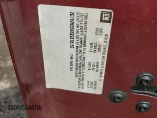 2002 Chevrolet Impala LS z VIN 2G1WH55K829312160, wystawiony jako Copart lot #54164335 z przebiegiem 107 203 mil mil oraz Szkoda całkowita • Salvage title. Historia ofert i sprzedaży dostępna na DreamBid. Obrazek 12.