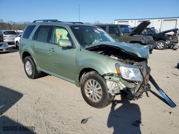 2010 Mercury Mariner Premier with VIN 4M2CN8HG9AKJ07871, listed as a Copart auction lot 47218045 with 0 mi miles and Salvage Title. Bid and sale history available at carsss.com. Image 4.