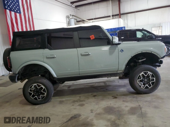 2021 Ford Bronco с VIN 1FMEE5BP2MLA78441, выставлен на аукционе Copart как лот 80878314 с пробегом 42 136 миль миль и Списание • Salvage title. История ставок и продаж доступна на DreamBid. Изображение 3.