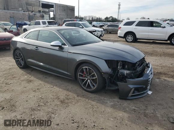 2019 Audi S5 Prestige z VIN WAUR4AF58KA061529, wystawiony jako Copart lot #85238534 z przebiegiem 51 373 mil mil oraz Szkoda całkowita • Salvage title. Historia ofert i sprzedaży dostępna na DreamBid. Obrazek 4.