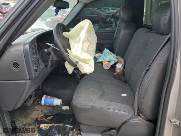 2005 Chevrolet Silverado 1500 Work Truck with VIN 1GCEC14X65Z257385, listed as a Copart auction lot 51243495 with 276,629 mi miles and Salvage Title. Bid and sale history available at carsss.com. Image 7.