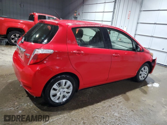 2013 Toyota Yaris L with VIN JTDKTUD36DD572006, listed as a Copart auction lot 89065915 with 75,390 mi miles and Salvage Title. Bid and sale history available at DreamBid. Image 3.