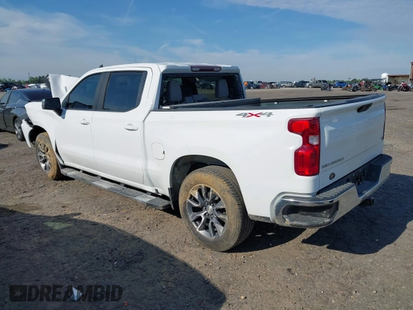 2020 Chevrolet Silverado 1500 LT with VIN 3GCUYDET4LG203526, listed as a IAAI auction lot 42107566 with 106,584 mi miles and . Bid and sale history available at DreamBid. Image 3.
