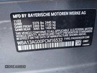 2023 BMW 5 Series 530e z VIN WBA13AG00PCM16532, wystawiony jako IAAI lot #41195273 z przebiegiem 21 335 mil mil oraz . Historia ofert i sprzedaży dostępna na DreamBid. Obrazek 9.