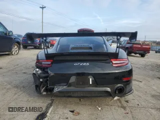 2018 Porsche 911 GT2 RS with VIN WP0AE2A96JS185773, listed as a Copart auction lot 85674904 with 5,843 mi miles and Salvage Title. Bid and sale history available at carsss.com. Image 6.