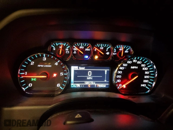 2016 Chevrolet Silverado 1500 LTZ with VIN 3GCUKSEC5GG302920, listed as a Copart auction lot 51477615 with 128,172 mi miles and Non Repairable. Bid and sale history available at DreamBid. Image 9.