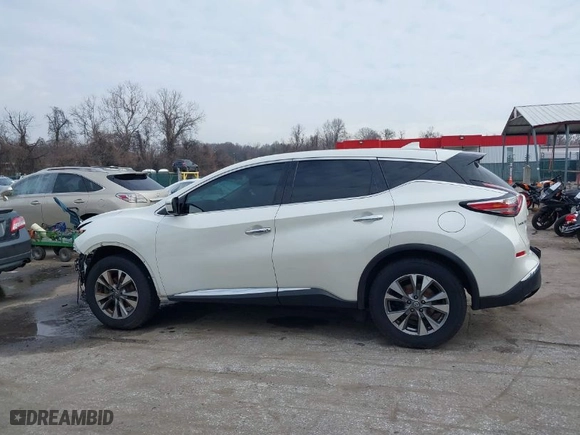 2017 Nissan Murano S with VIN 5N1AZ2MH7HN167875, listed as a IAAI auction lot 41460513 with 211,246 mi miles. Bid and sale history available at carsss.com. Image 15.