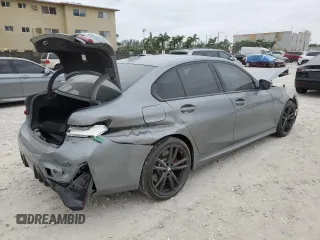 2024 BMW 3 Series M340i with VIN 3MW49FS0XR8E19139, listed as a Copart auction lot 76483684 with 9,963 mi miles and Salvage Title. Bid and sale history available at carsss.com. Image 3.