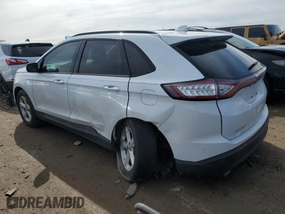 2015 Ford Edge SE with VIN 2FMTK3G86FBC02221, listed as a Copart auction lot 50091595 with 150,335 mi miles and Salvage title. Bid and sale history available at DreamBid. Image 2.