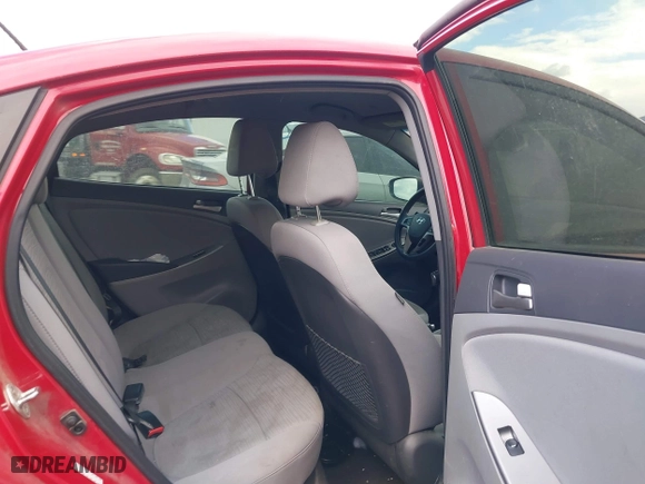 2017 Hyundai Accent SE with VIN KMHCT4AE5HU349418, listed as a IAAI auction lot 41819609 with 112,500 mi miles. Bid and sale history available at carsss.com. Image 8.