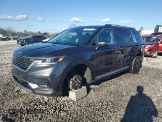 2023 Kia Carnival SX Prestige with VIN KNDNE5H35P6194373, listed as a Copart auction lot 80249694 with 43,721 mi miles and Salvage Title. Bid and sale history available at carsss.com. Image 1.