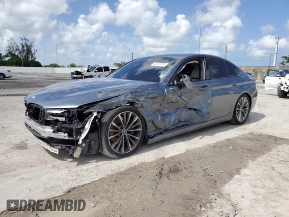 2021 BMW 5 Series 540i с VIN WBA53BJ08MWX03126, выставлен на аукционе Copart как лот 60490935 с пробегом 53 502 миль миль и Списание • Salvage title. История ставок и продаж доступна на DreamBid. Изображение 1.