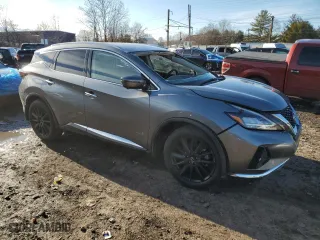 2023 Nissan Murano SL with VIN 5N1AZ2CS2PC119434, listed as a Copart auction lot 45043915 with 16,820 mi miles and Salvage Title. Bid and sale history available at carsss.com. Image 4.
