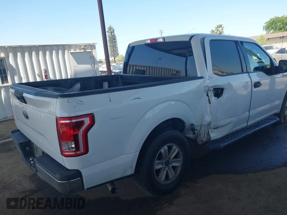 2017 Ford F-150 XL with VIN 1FTEW1C88HKD45868, listed as a IAAI auction lot 42004050 with 134,948 mi miles. Bid and sale history available at carsss.com. Image 4.