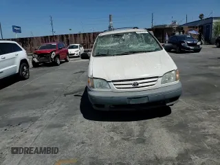 2002 Toyota Sienna CE with VIN 4T3ZF19C62U485929, listed as a Copart auction lot 67965094 with 182,387 mi miles and Salvage Title. Bid and sale history available at carsss.com. Image 12.