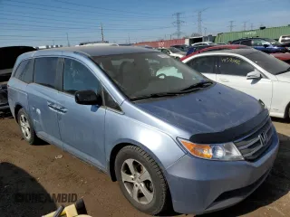 2013 Honda Odyssey EX z VIN 5FNRL5H43DB062745, wystawiony jako Copart lot #48347945 z przebiegiem 70 136 mil mil oraz Szkody całkowita. Historia ofert i sprzedaży dostępna na DreamBid. Obrazek 4.