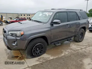 2019 Toyota 4Runner SR5 with VIN JTEBU5JR4K5618706, listed as a Copart auction lot 59287025 with 74,366 mi miles and Salvage title. Bid and sale history available at DreamBid. Image 1.