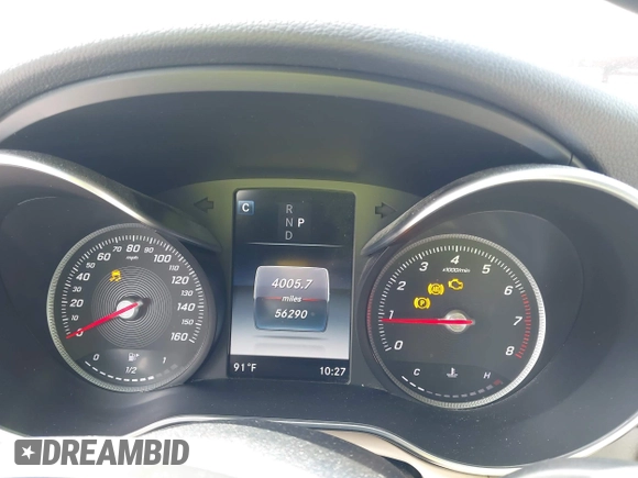 2018 Mercedes-Benz C 300 with VIN WDDWF4JB2JR345906, listed as a IAAI auction lot 41933916 with 56,290 mi miles and . Bid and sale history available at carsss.com. Image 7.